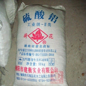 硫酸鋁，Al2(SO4)3